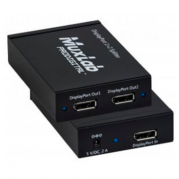 MuxLab 500506 DisplayPort 1.2a 1x2 Hub MST