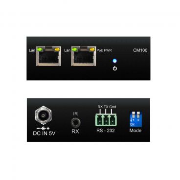Blustream CM100 IP Multicast Control module - Front & Back