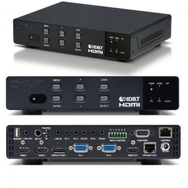CYP HDMI / VGA / Display Port Presentation Switch & Scaler with HDMI & HDBaseT LITE Outputs