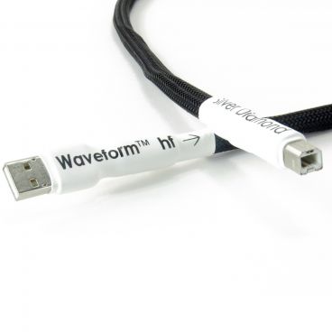 Tellurium Q Silver Diamond Waveform™ hf USB Type A to Type B Cable